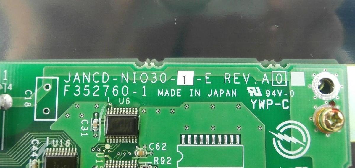 Used Yaskawa Electric JANCD-NIO30-1-E Robot Controller PCB Card F352760-1 NXC100 Used