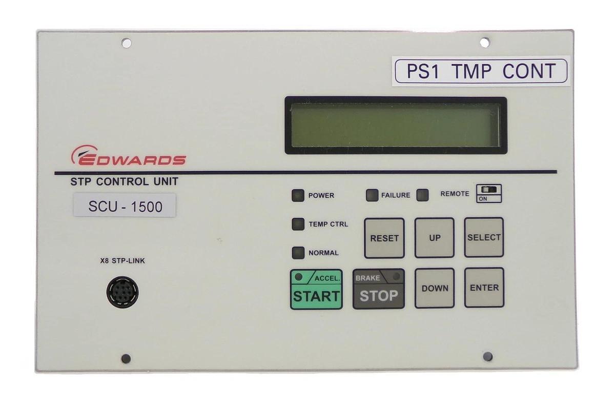 Used SCU-1500 Edwards PT59-ZS-Z00 Turbomolecular Pump Controller TELIUS Working
