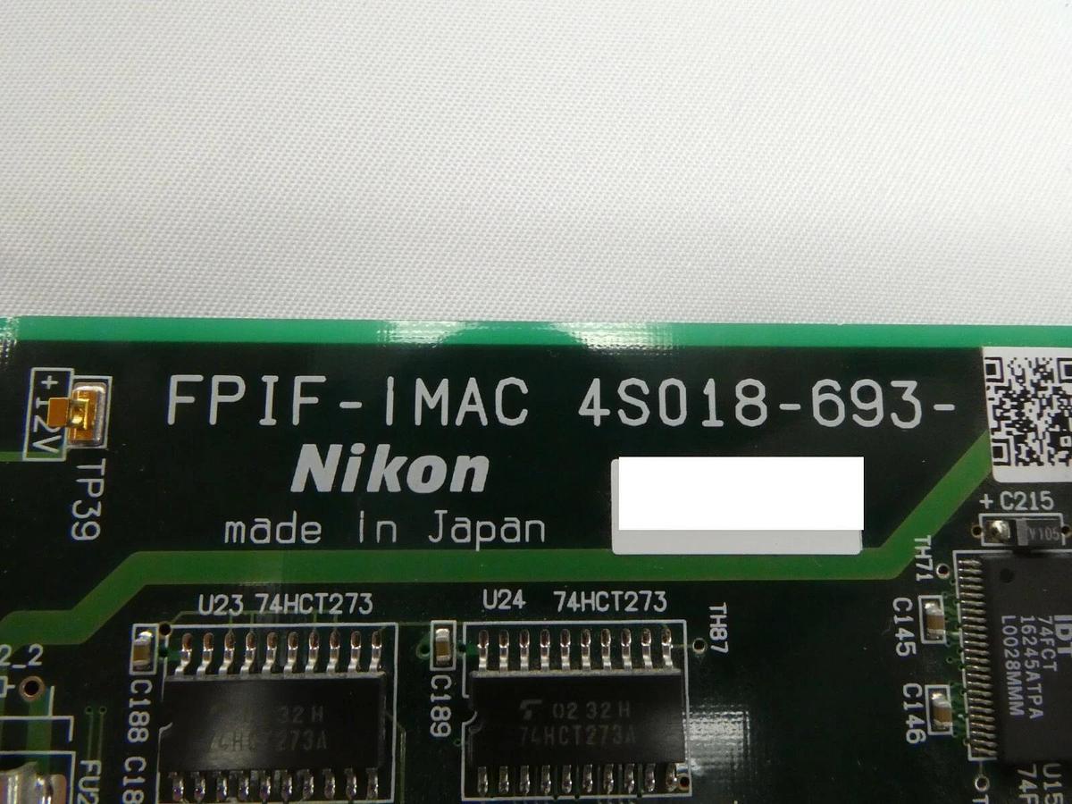Used Nikon 4S018-693 FPIF-IMAC VME PCB Card NSR-S204B Step-and-Repeat Working