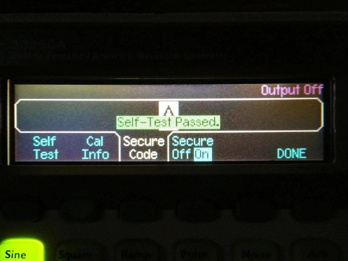Used Agilent Technologies 33250A 80MHz Function/Arbitrary Waveform Generator Spare