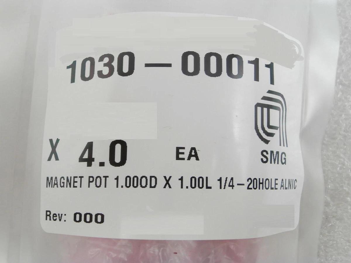AMAT Applied Materials 1030-00011 Magnet Pot 1.00OD X 1.00L x4.0 New Surplus