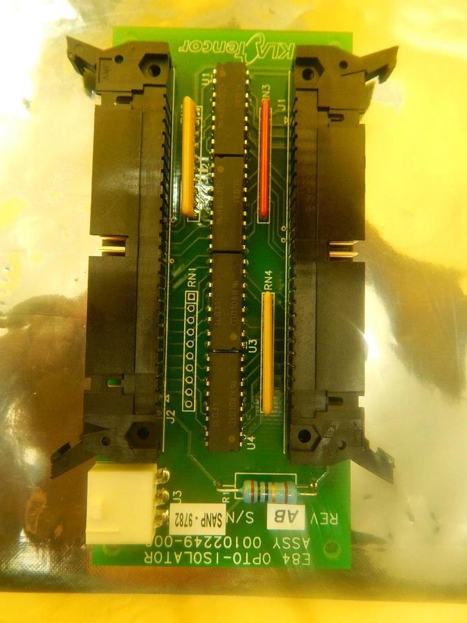 Used KLA-Tencor 00102249-000 E84 Opto-Isolator PCB Board CRS-3000 Used Working