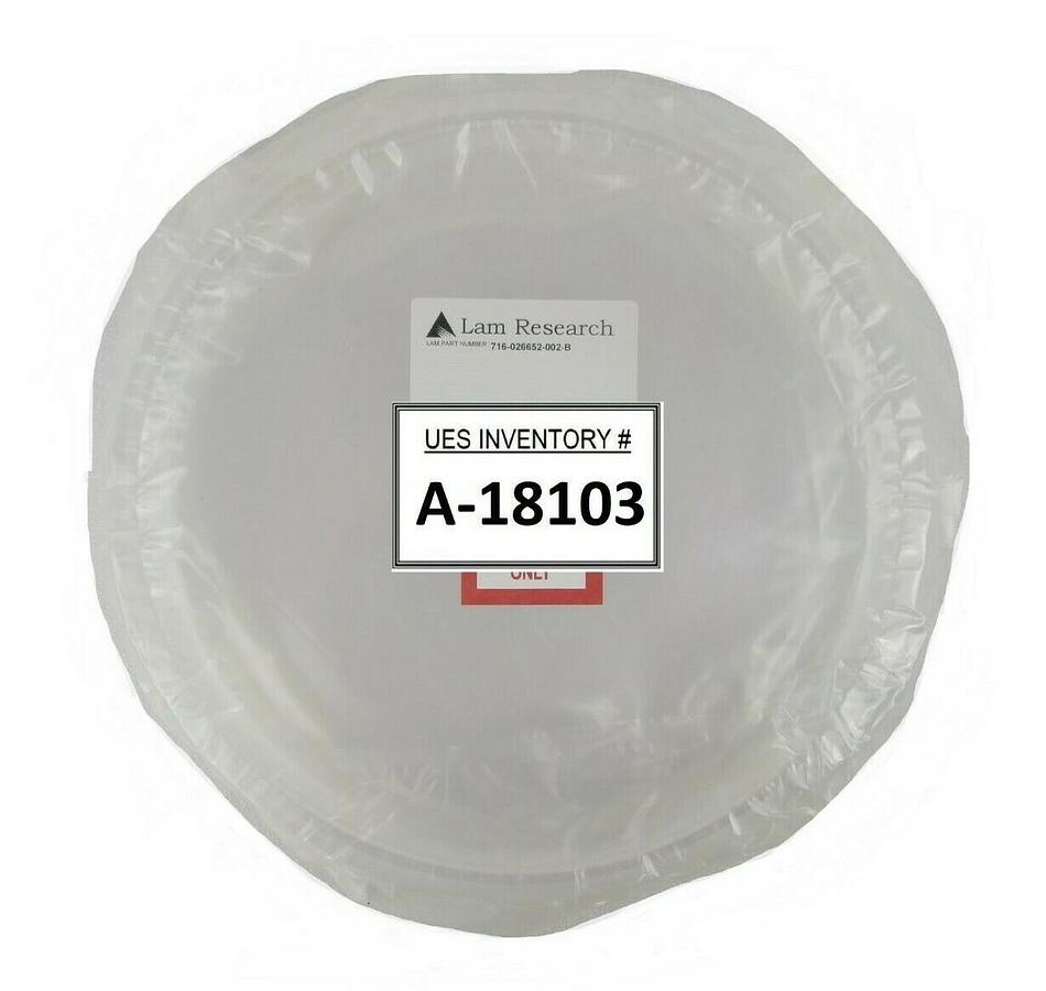 Used Lam Research 716-026652-002 Quartz Bot Edge Ring 200-300mm New Surplus