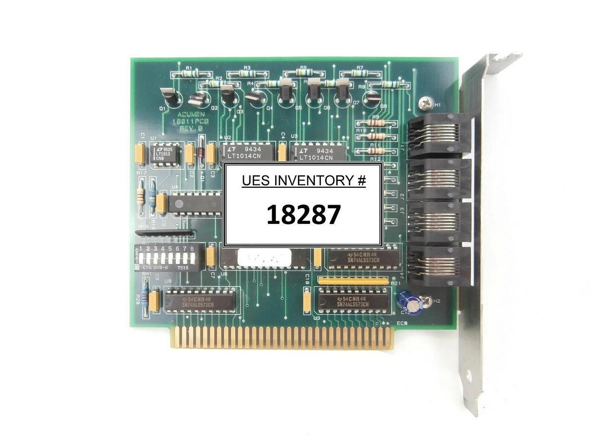 Used Acumen 10011PCB Vision Plug-In Board PCB Card Plasma-Therm 2010-0389-4605 Spare