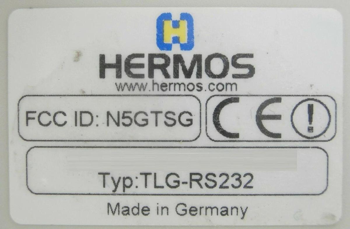 Used Hermos TLG-I1-1000-S0-00-EB Transponder Set Antenna ANT-ID2-INFIXR6M No Cover