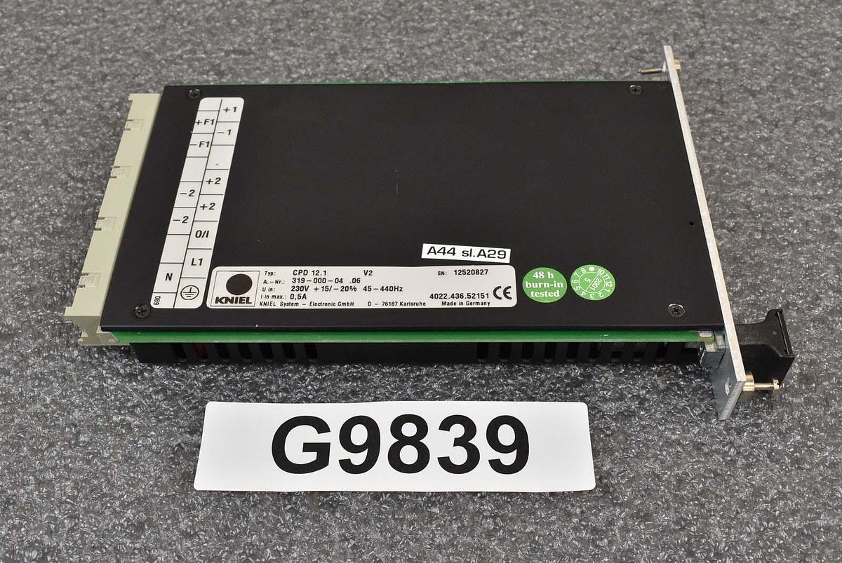 Used Kniel System-Electronic CPD 12.1 12v Power Supply