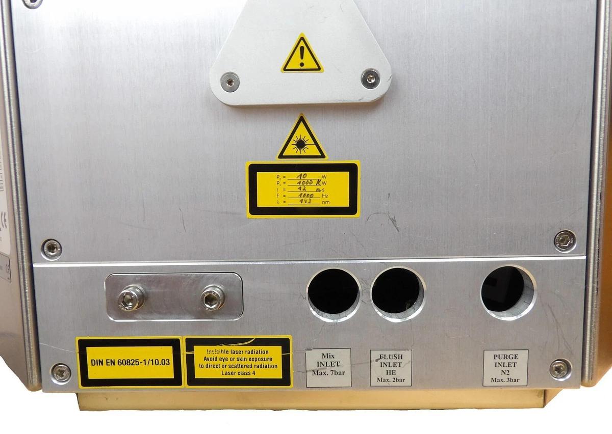 Used Coherent 918449 Exciter S-Industrial Excimer Laser Module Surplus Spare