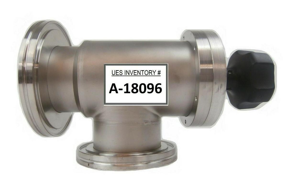 Used A&N Corporation AV300-LF80/LF100-E-M Manual Right Angle Isolation Valve Working