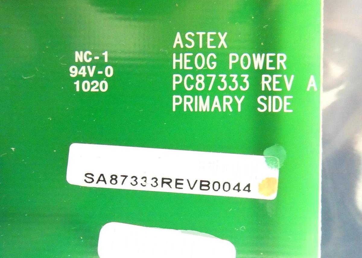 Used MKS Instruments SA87333 HEOG Power Board PCB PC87333 AX8400 Working Surplus
