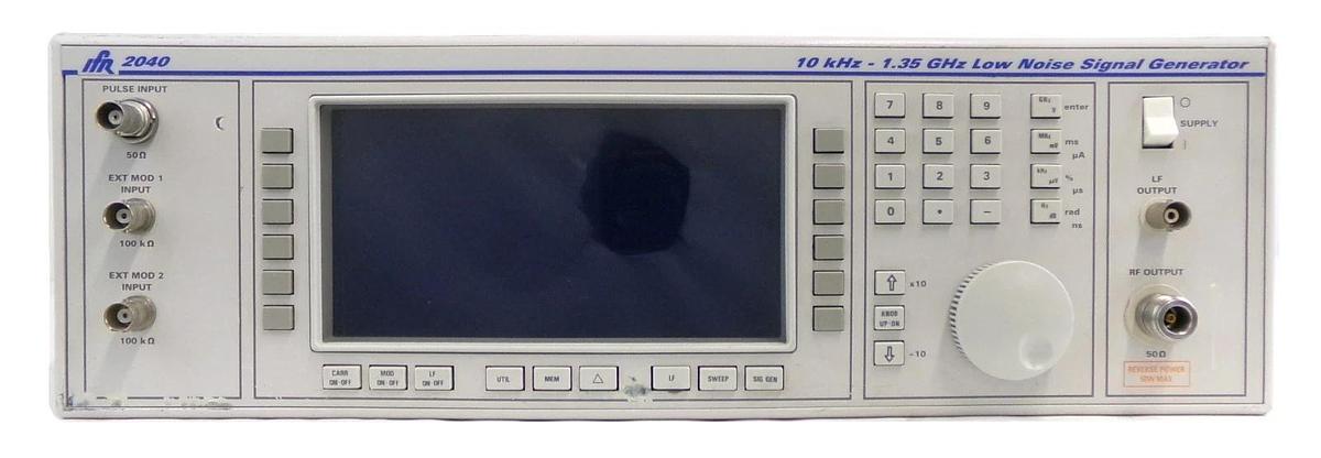 Used IFR 2040 10khz-1.35Ghz Low Noise Signal Generator 9.15 with Option 2 Surplus