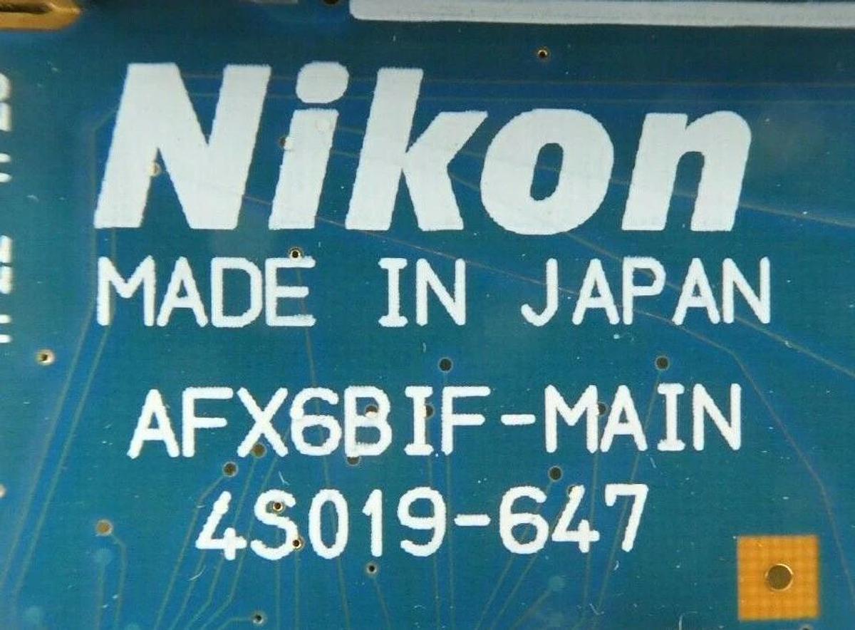 Used Nikon 4S019-606 PCB Card AFX6BIF 4S019-647 NSR FX-601F Broken Connector As-Is