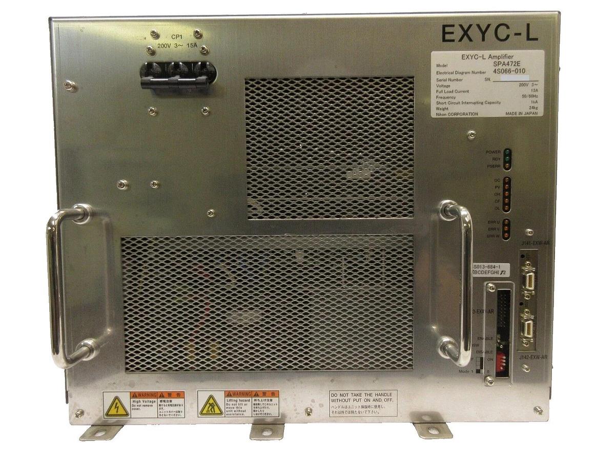 Used Nikon 4S066-010 EXYC-L Amplifier Module SPA472E 4S013-684-1 NSR Working