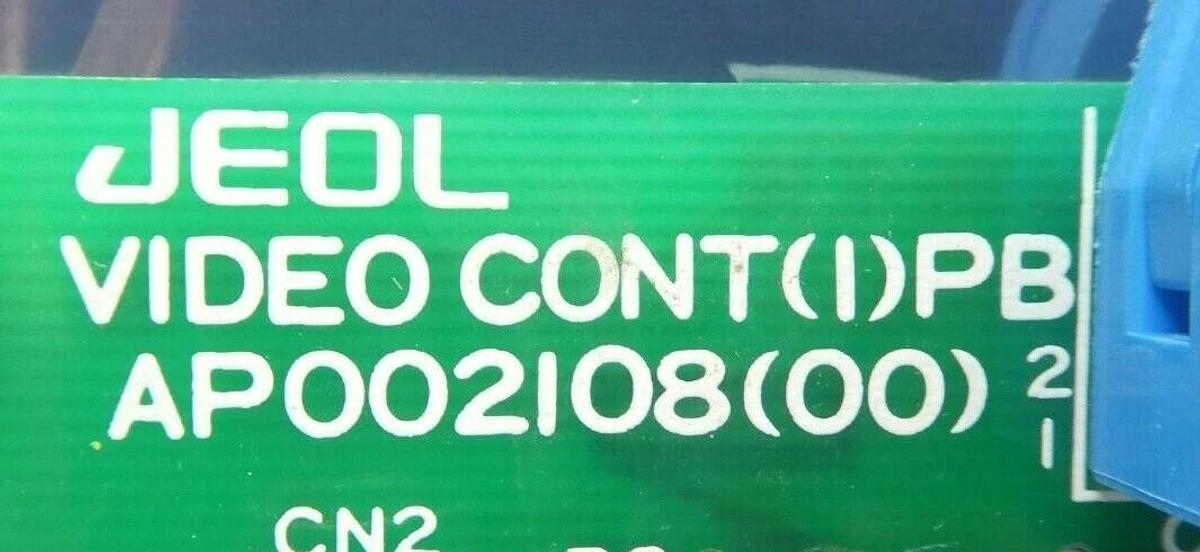 Used JEOL AP002108(00) Video Control PCB Card VIDEO CONT(1)PB JSM-6400F SEM Working