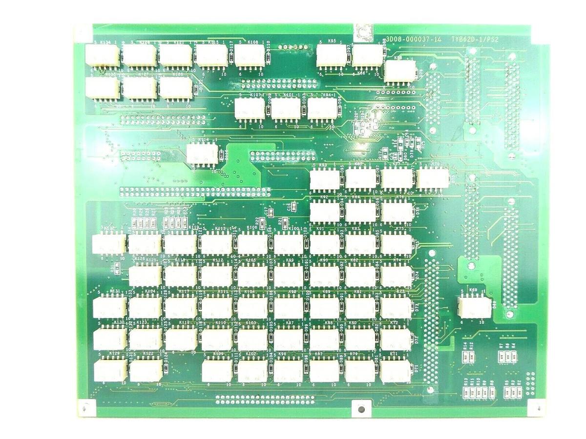 Used TEL Tokyo Electron 3D81-000037-41 Signal Relay PCB TYB62D-4/PS2 Working Spare