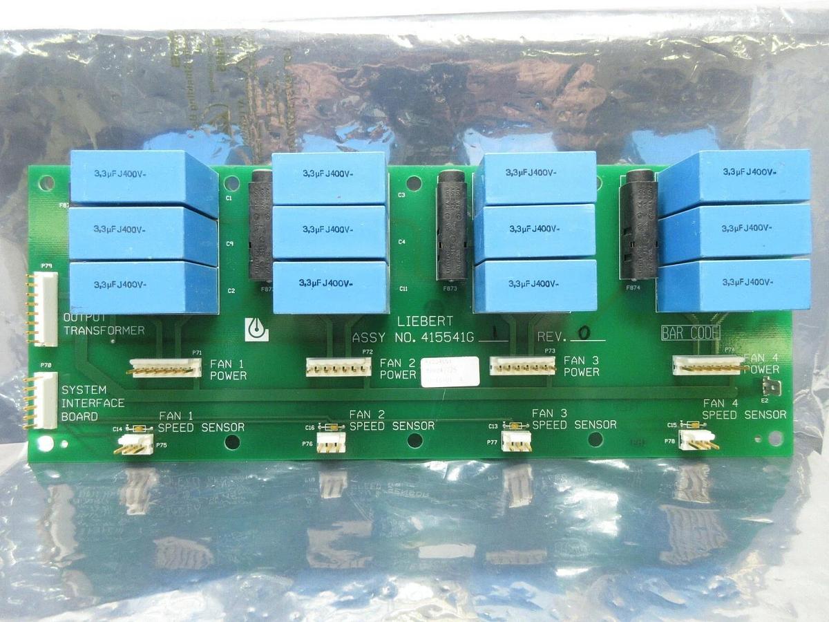 Used Liebert 415541G1 Interface Relay Board PCB Rev. 0 Used Working