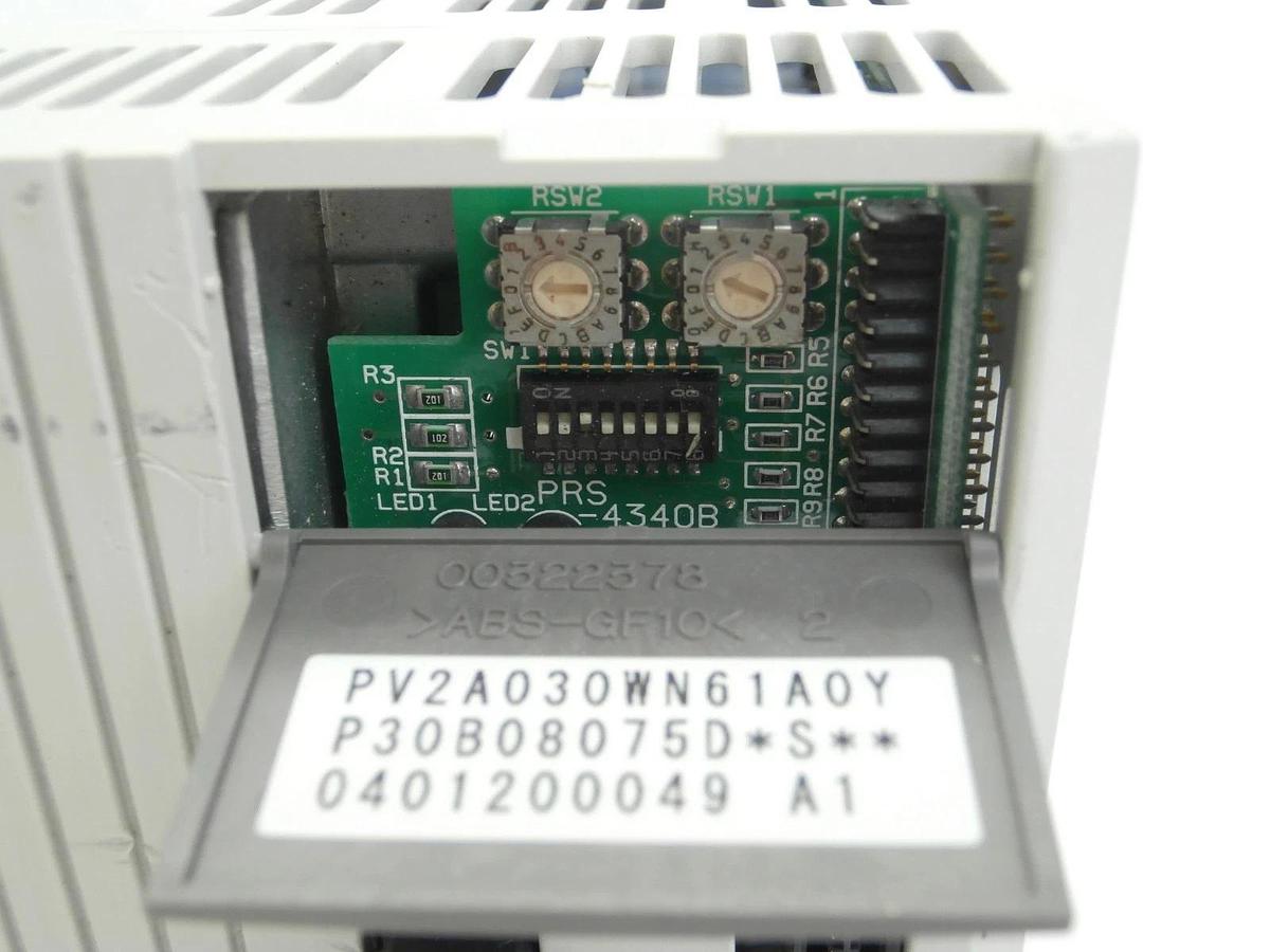 Used Sanyo Denki PV2A030WN61A0Y Servo Amplifier BL Super PV SERCOS Missing Door Used