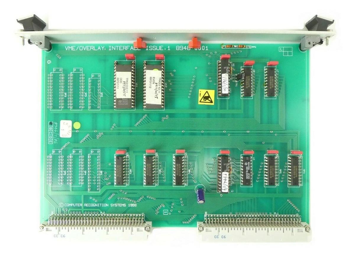 Used Computer Recognition Systems 8946-0001 VME/Overlay PCB Card Quaestor Q5 Working