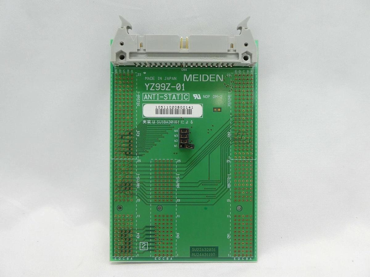 Used Meiden YZ99Z-01 Backplane Interface Board PCB SU22A32031 TEL Lithius Working