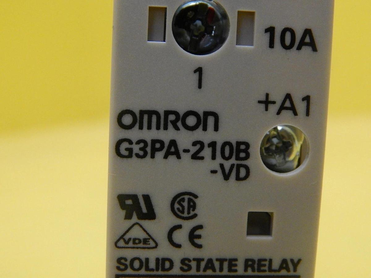 Used Omron G3PA-210B-VD Solid State Relay G3PA-220B-VD Reseller Lot of 7 Used Working