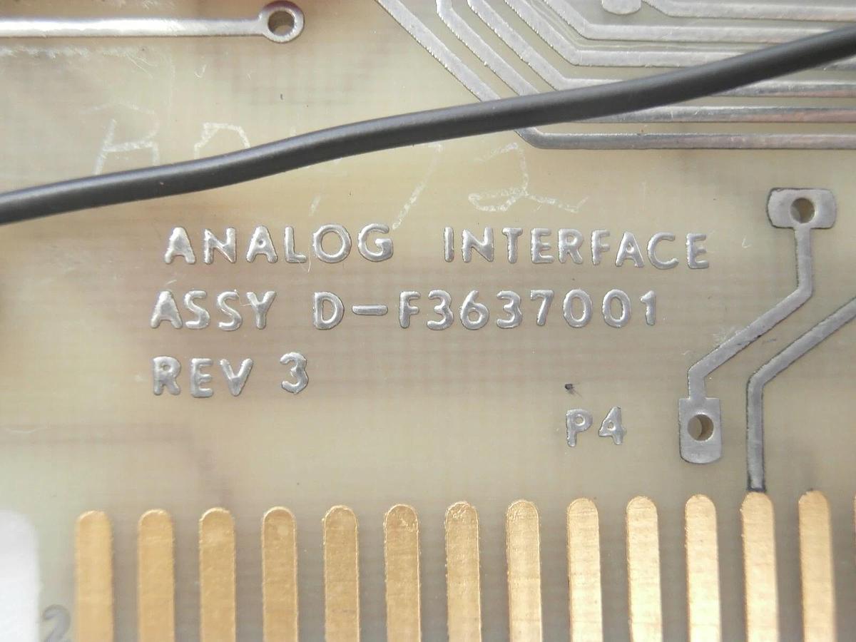 Used Varian Semiconductor VSEA D-F3637001 Analog Interface PCB Card Rev. D Spare