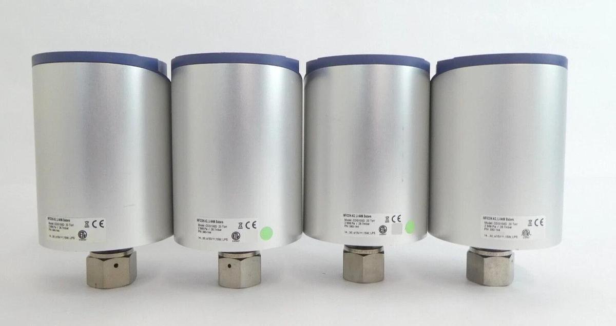 Used Inficon CDG100D Baratron Transducer Reseller Lot of 8 Working Surplus