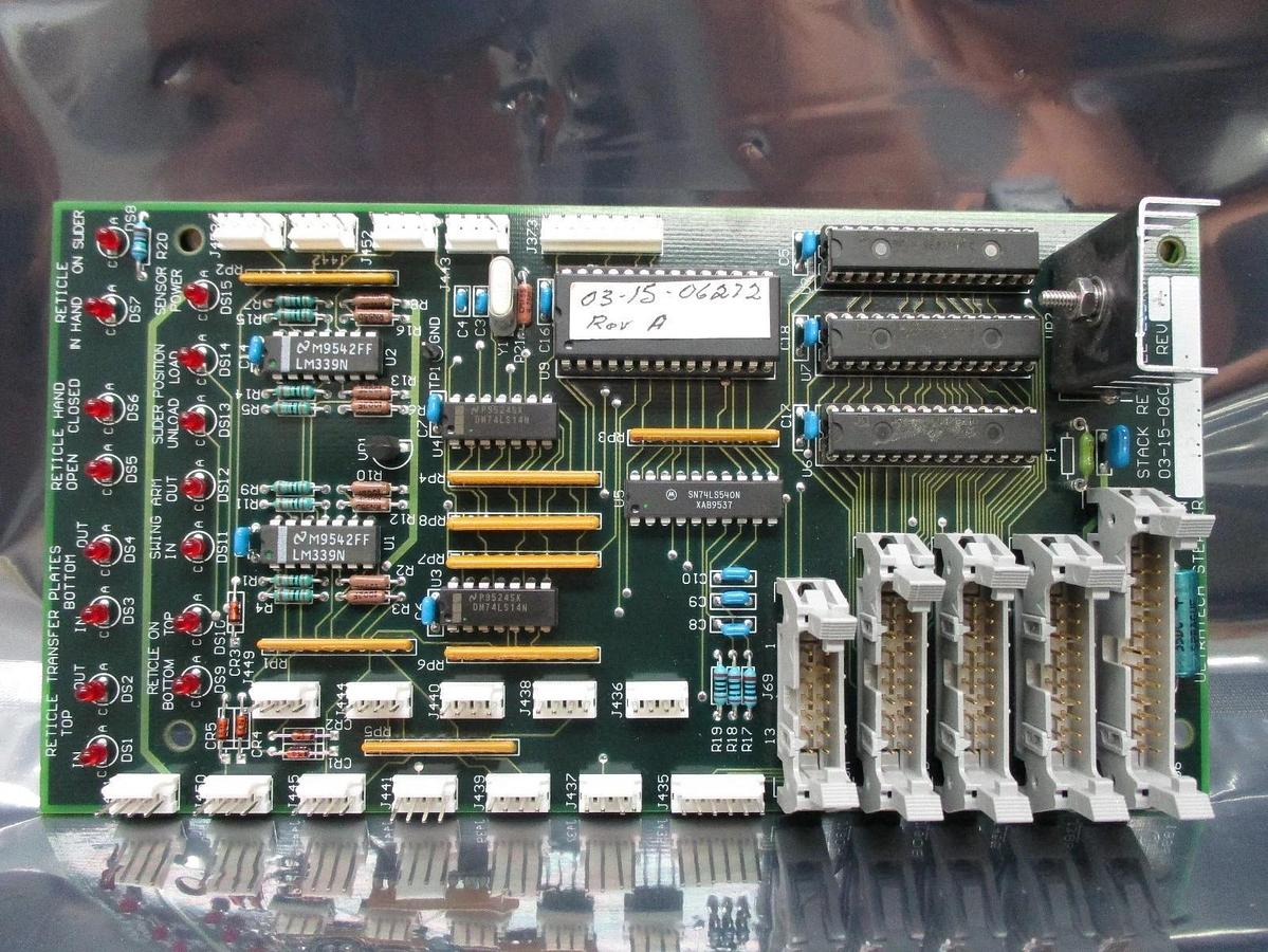 Used Ultratech Stepper 03-15-06034 Dual Stack Reticle Library Board PCB Used Working