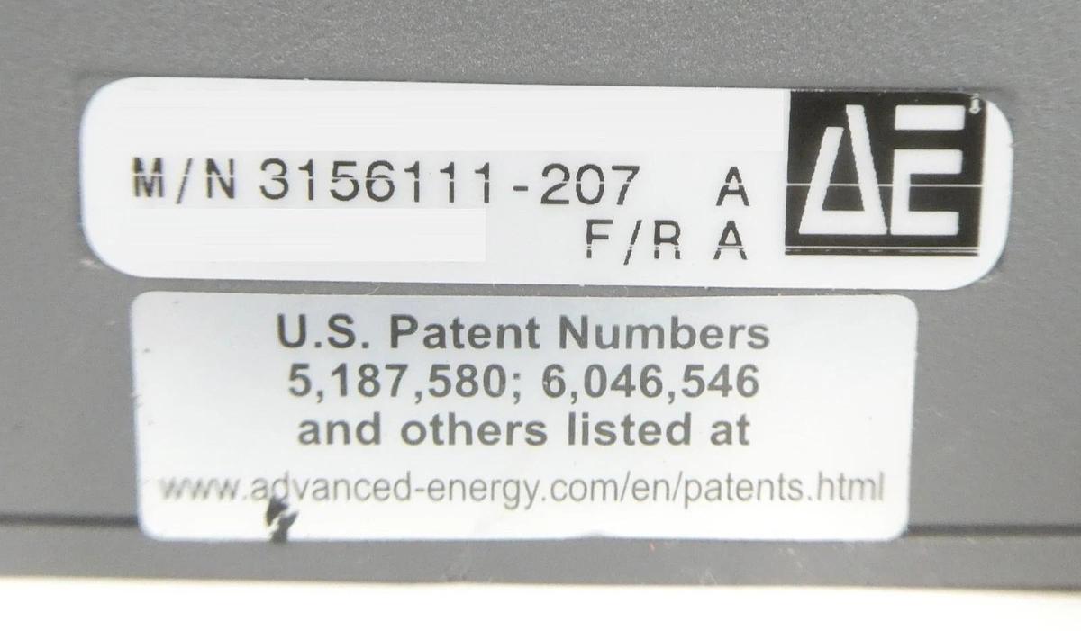 Used Apex 1513 AE Advanced Energy 3156111-207 RF Generator 1.5kW Working Surplus