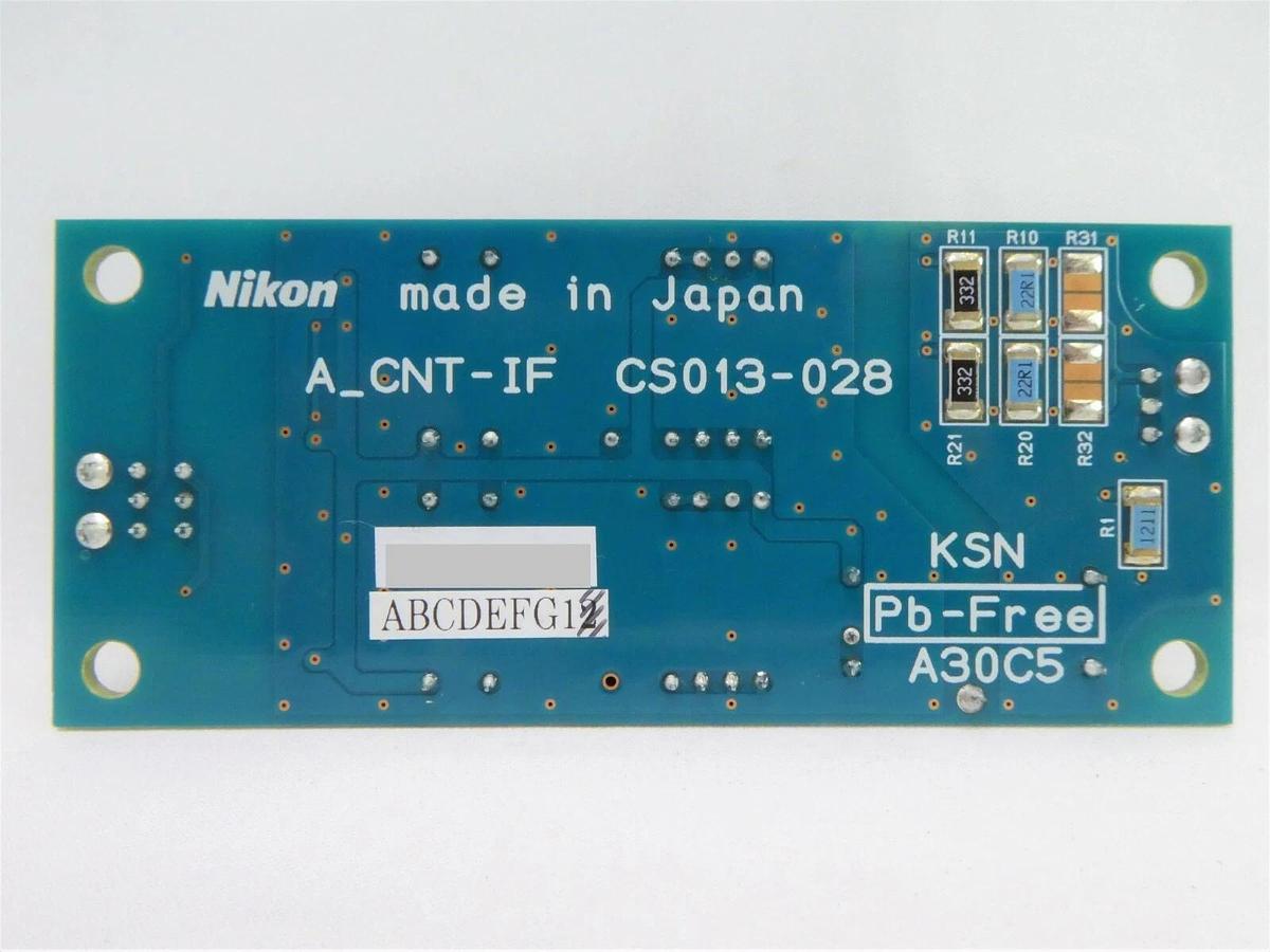 Used Nikon CS013-028 Interface Board PCB A_CNT-IF NSR-S610C Working Spare