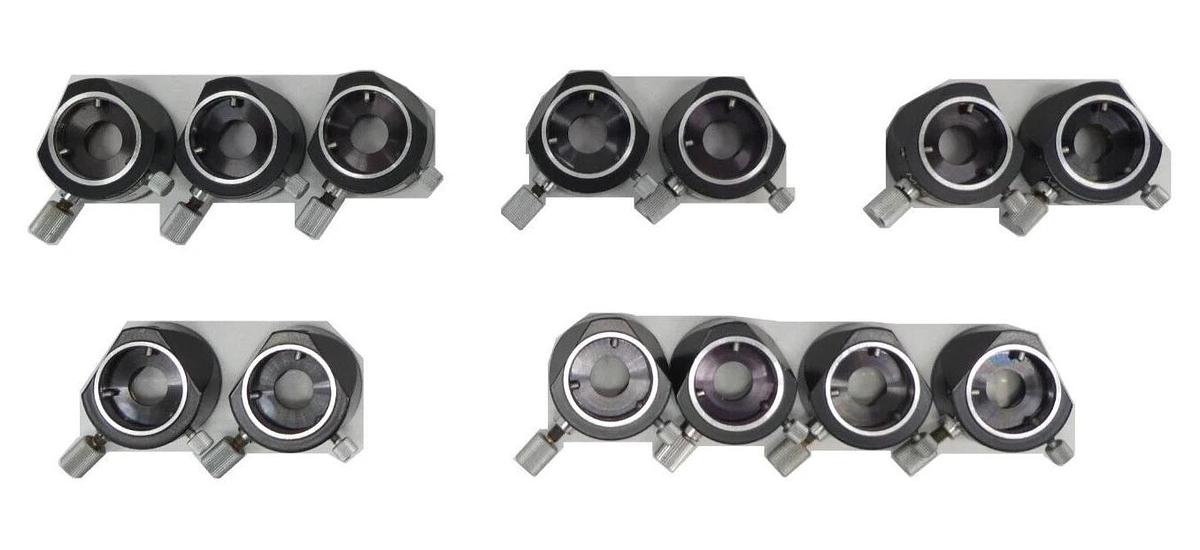 Used Olympus MPlan DIC Prism MPlan100 MPlan40 MPlan20 MPlan10 MPlan5 Lot of 13 Spare