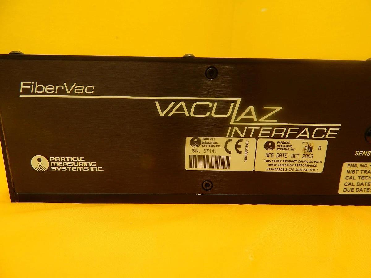 Used Particle Measuring Systems VacuLaz Interface Module FiberVac Used Working