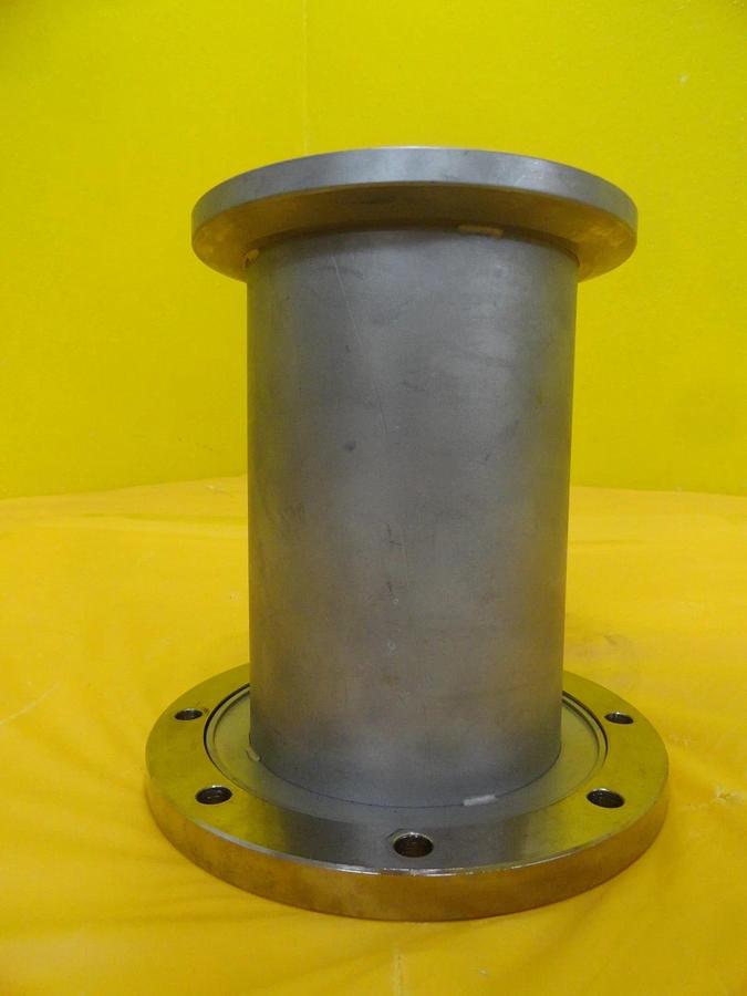 Used Fuji High Vacuum Nipple Tee QF100 LF Rotatable ISO100 ISO-F SS-DLTW4 6.75" Used