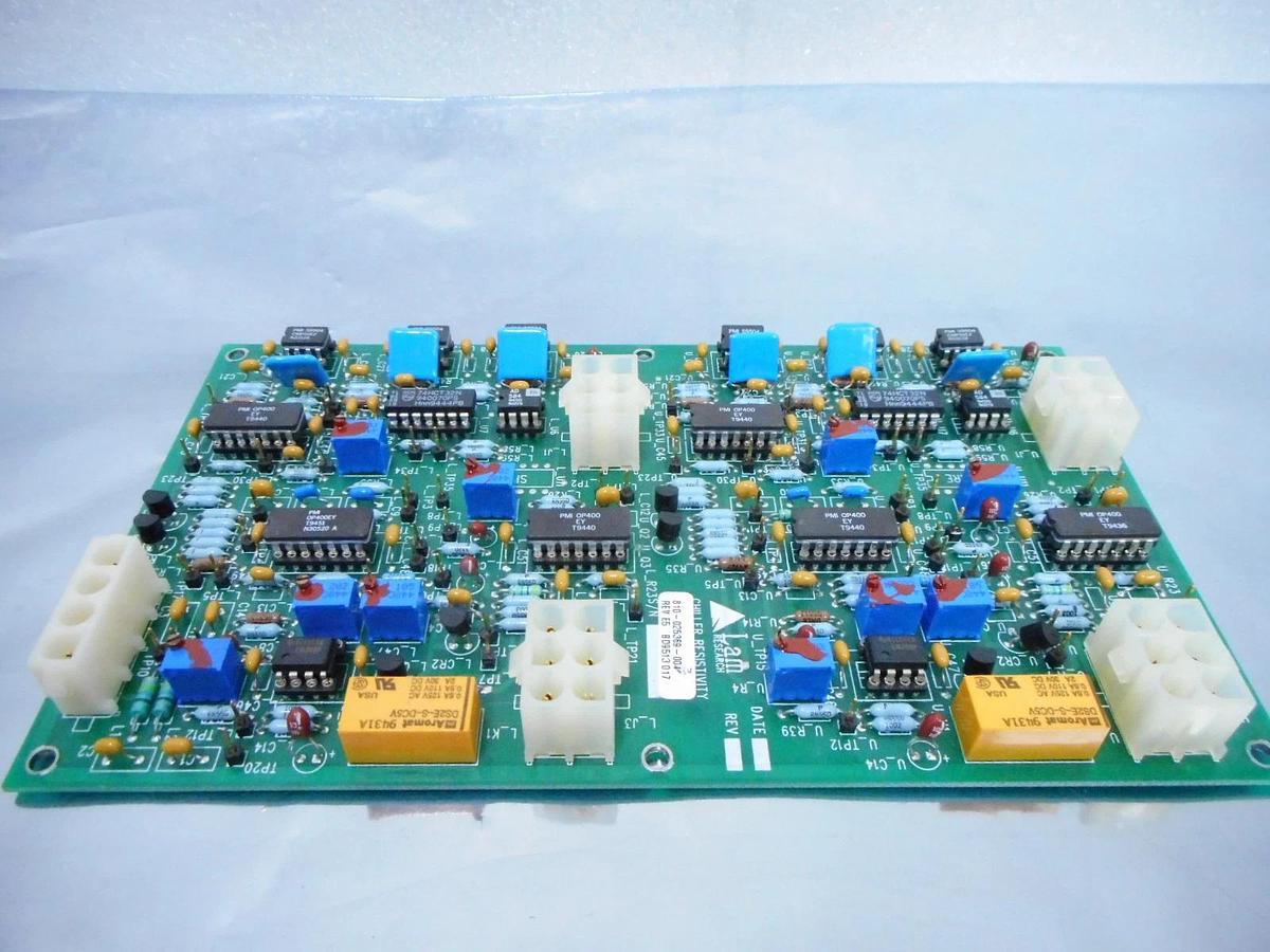 Used Lam Research 810-025369-002 Chiller Resistivity Board PCB Rev. E5 Untested AS-IS