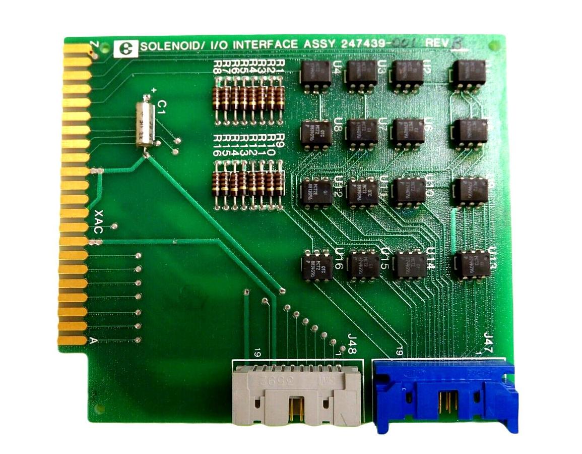 Used Electroglas 247439 Solenoid I/O Interface PCB Assembly 4085x PSM Working