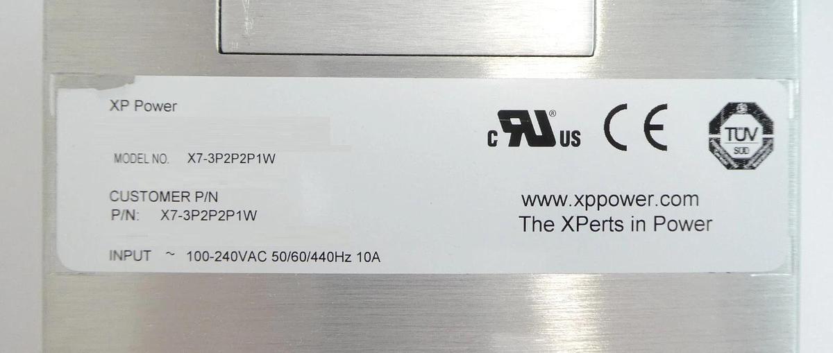 Used XP Power X7-3P2P2P1W Power Supply Assembly fleXPower Series Working Surplus