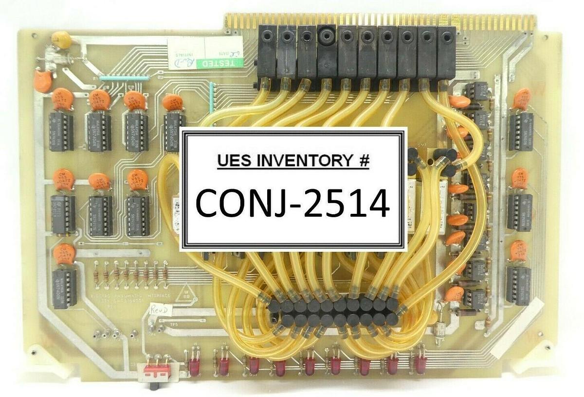 Used Varian Semiconductor VSEA D-F3164001 Electro Pneumatic Interface PCB Card Rev. D