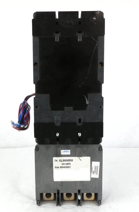 Used Eaton LGE3630NN 3 Pole Industrial Circuit Breaker L630E ELLBN3400W Working