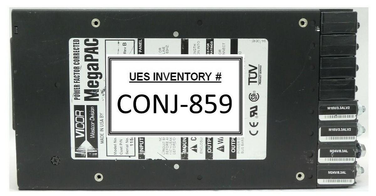 Used Vicor MP4-74523 Power Supply MegaPAC 10-130039-05 C Working Surplus