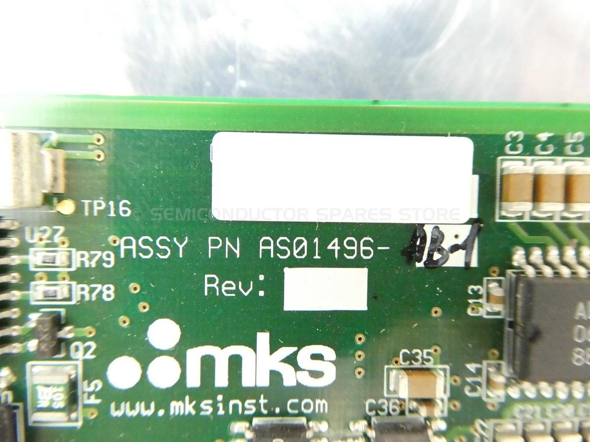 Used MKS Instruments AS01496-AB-1 Controller PCB Card CDN496R Working Surplus