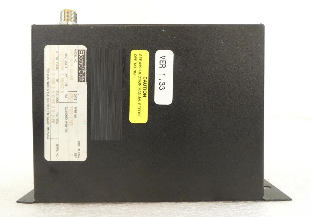 Used Electro-Craft 9101-1745 Servo Driver DDM-005X-DM-AM BRU Series Working Surplus