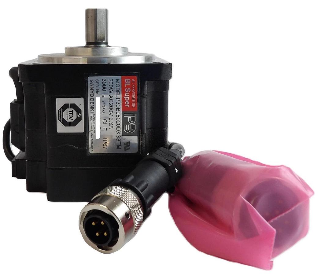 Used Sanyo Denki P30B08020DXS8TM AC Servo Motor BL Super New Surplus