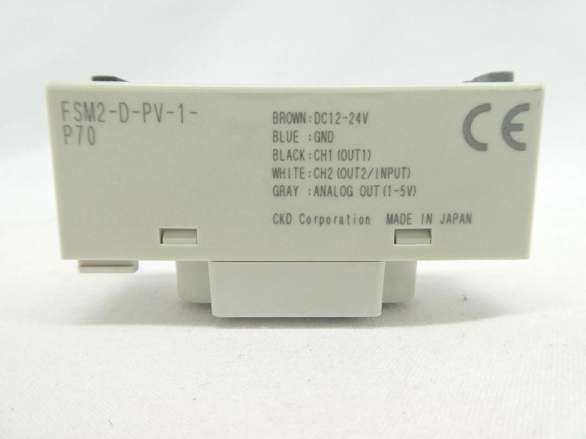Used CKD FSM2-D-PV-1-P70 Digital Flow Sensor RAPIDFLOW Lot of 5 Working Surplus