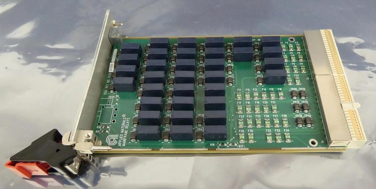Used AMAT Applied Materials 0130-02363 Mainframe Relay Module PCB 0190-02363 Working