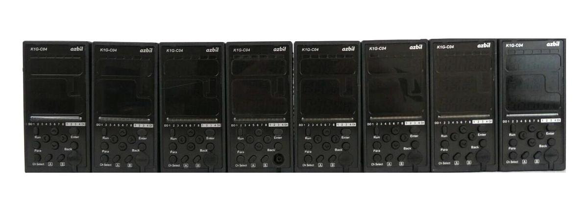 Used Azbil K1G-C04 Measurement Sensor Controller Reseller Lot of 8 Working Surplus