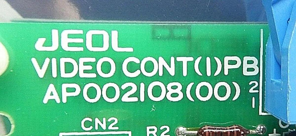 Used JEOL AP002108(00) Video Control PCB Card VIDEO CONT(1)PB JSM-6300F Working Spare