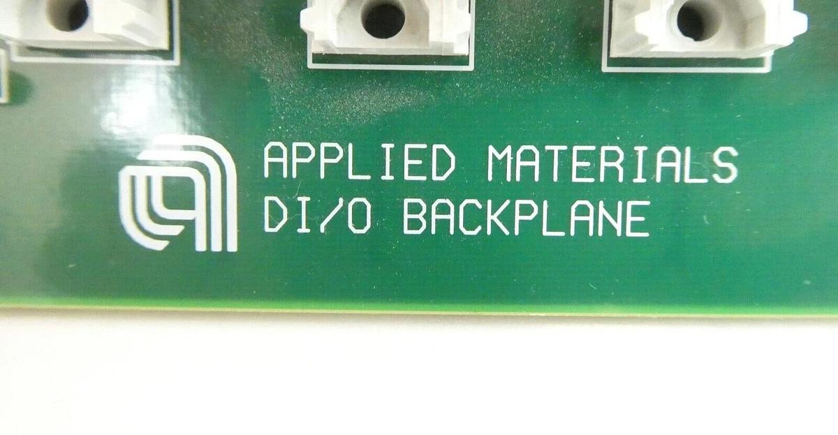 Used AMAT Applied Materials 0100-20299 DI/O Backplane PCB Assembly Working Surplus