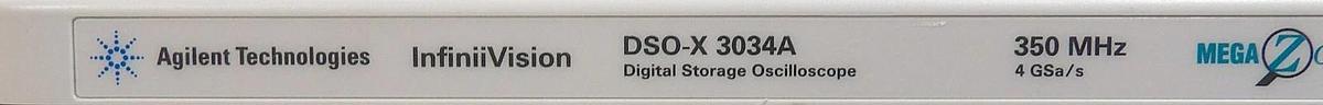 Used Agilent DSO-X 3034A 350 MHz Digital Storage Oscilloscope InfiniiVision Surplus