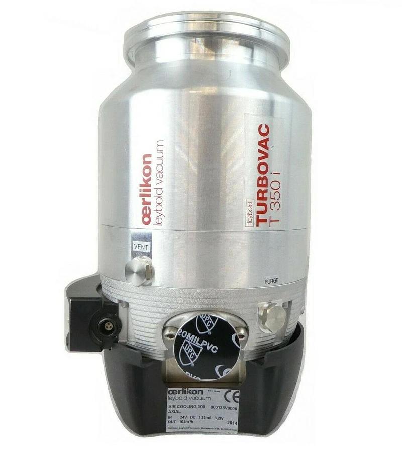 Used TURBOVAC T 350i Leybold 800136V0006 Turbomolecular Pump Turbo 300 Axial Working