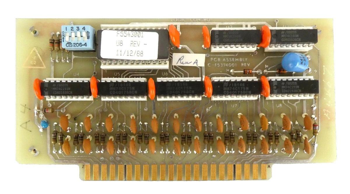 Used Varian VSEA F5374001 Logic Control PCB Assembly Working Surplus