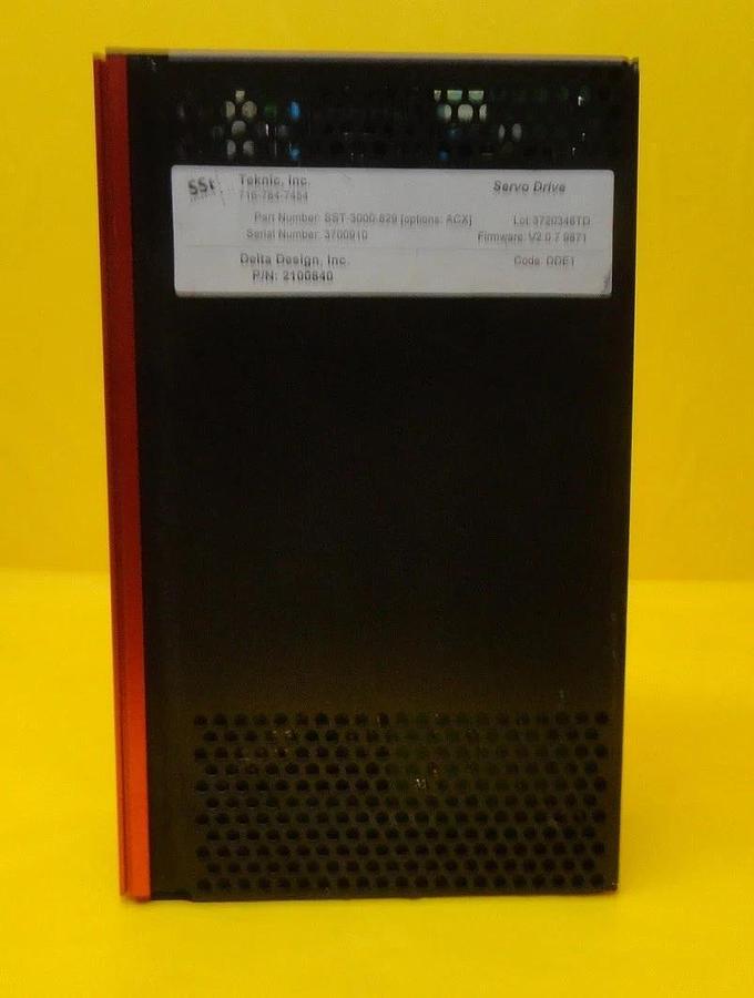 Used Teknic SST-3000-829 Servo Drive SSt-3000 Delta Design 2100840 V2.0.7 9871 Spare