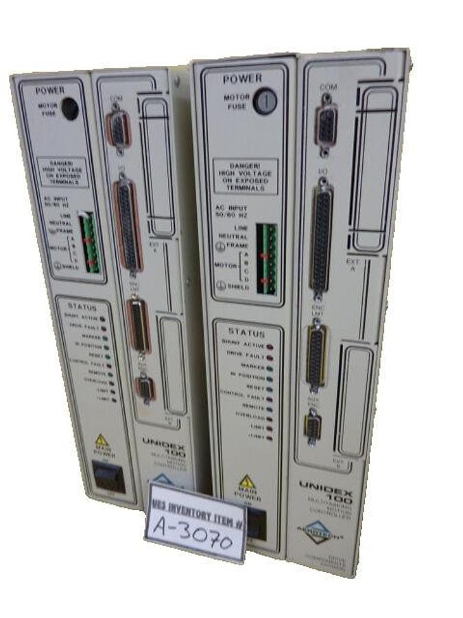 Used Aerotech ES13713-3 Multitasking Motion Controller UNIDEX 100 Lot of 2 Working